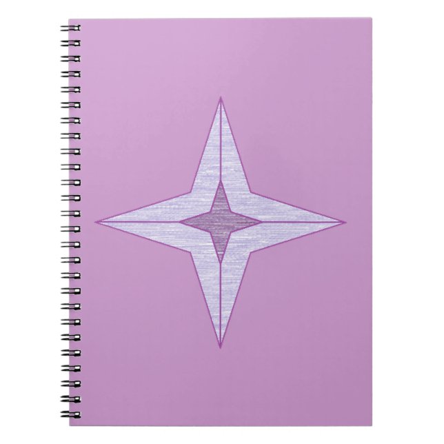 Carnet Étoile violette (Devant)