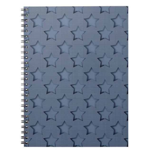 Carnet étoiles bleues (Devant)