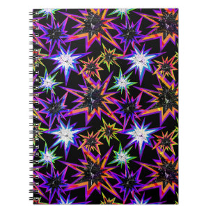 Carnet Étoiles sur noir.