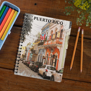 Carnet Étonnant Vintage voyage Porto Rico