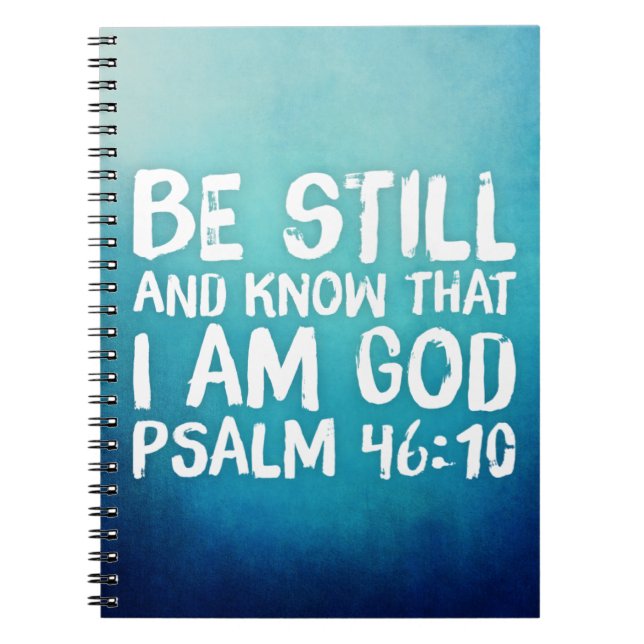 Carnet Être encore Bible Verse Écriture Biblique chrétien (Devant)