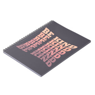 Carnet être gentil moderne élégant élégant élégant design
