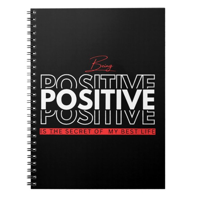 Carnet Être positif (Devant)