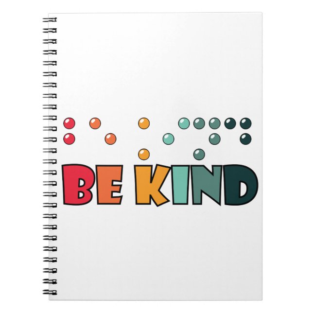 Carnet Être un peu littéraire en braille Sensibilisation  (Devant)