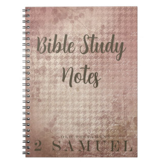 Carnet Étude de la Bible - 2 Samuel