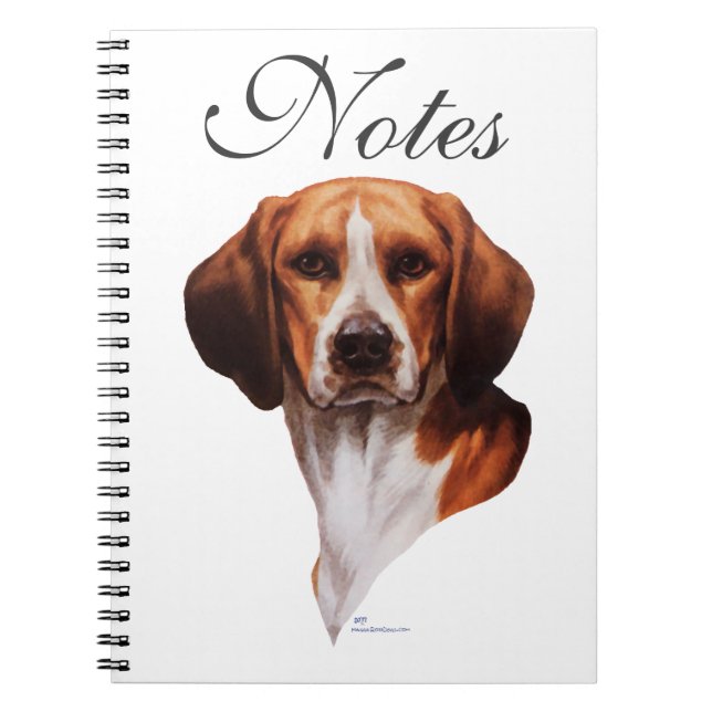 Carnet Étude de tête de Beagle (Devant)