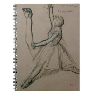 Carnet Étude d'Edgar Degas   d'un danseur