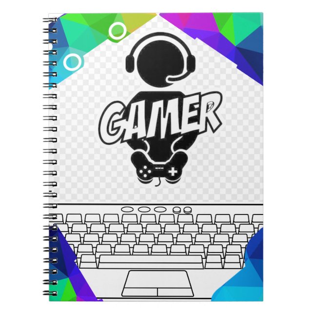 Carnet Étui IPAD "Gamer" (Devant)