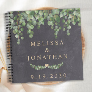 Carnet Eucalyptus Rustique Mariage du budget de l'or