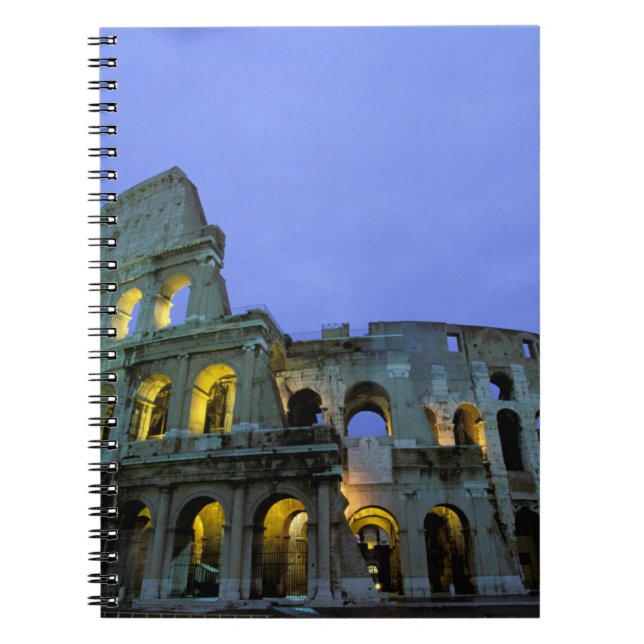 Carnet Europe, Italie, Rome. Vue nocturne sur la (Devant)