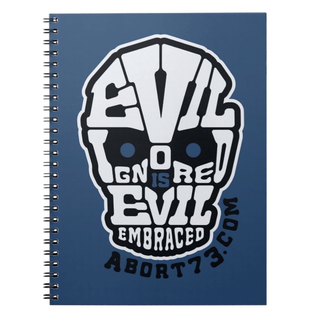 Carnet Evil Ignored est Evil Embracé / Abort73.com (Devant)
