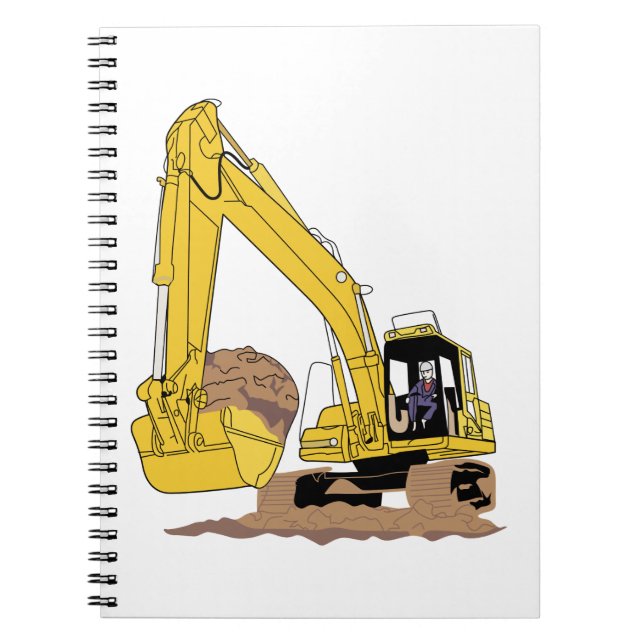Carnet Excavatrice (Devant)
