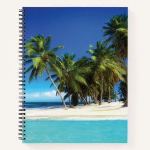 Carnet Exotic beach throw pillow