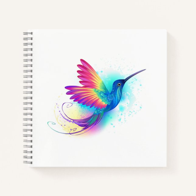 Carnet Exotic Rainbow Hummingbird (Devant)