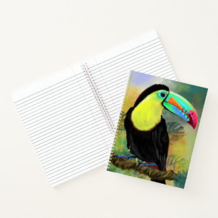 Carnet Exotique Tropical Toco Toucan Bird - Peinture Mign