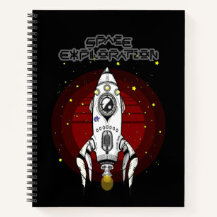 Carnet Exploration spatiale du futurisme rétro