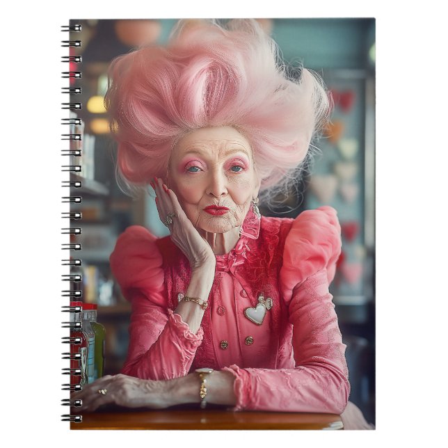 Carnet Expression d'amour Kiss of Timeless Grace en rose (Devant)