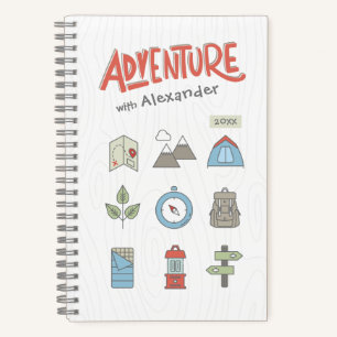 Carnet Extérieur Aventure Camping Graphic Kid's