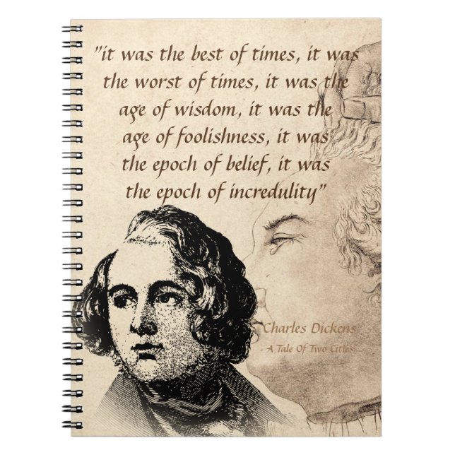 Carnet Extrait D'Une Histoire De Deux Villes (Devant)