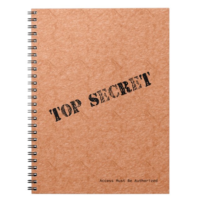Carnet extrêmement secret (80 pages B&W) (Devant)