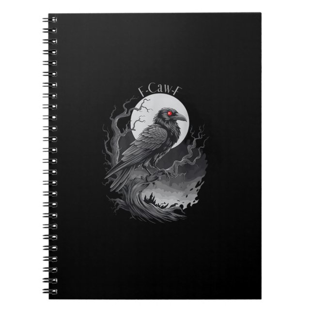 Carnet F-Caw-F Bird Creative Art (Devant)