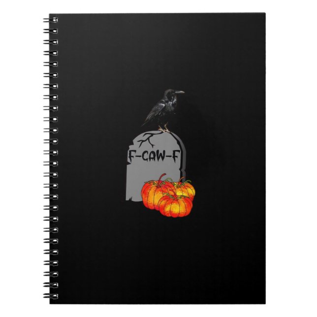 Carnet F-Caw-F Crow Classic Retro Cool (Devant)
