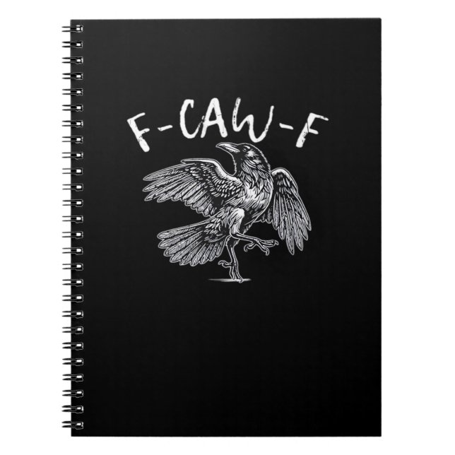 Carnet F-Caw-F Crow Retro Classique (Devant)