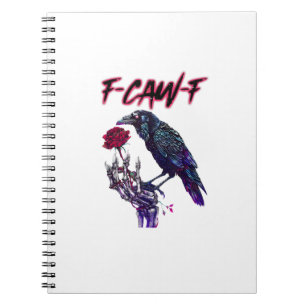Carnet F-Caw-F Drôle de corbeau Corbeau Saison effrayante