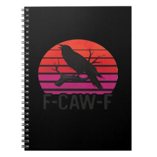 Carnet F-Caw-F Funny Crow Classic Minimal Clean