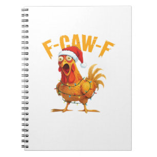 Carnet F-Caw-F Noël Fun Chicken Noël Essentiel