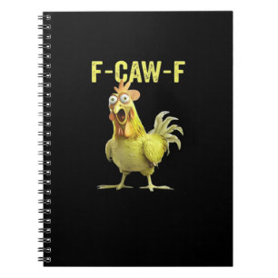 Carnet F-Caw-F Poulet Drôle Classique Créatif Décontracté