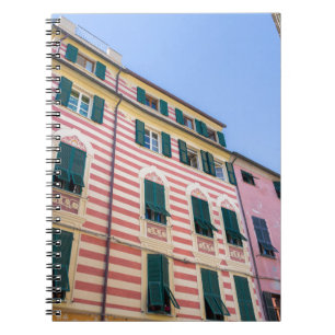 Carnet Façades de la maison Monterosso Cinque Terre Ligur