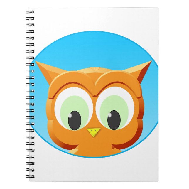Carnet Face D'Une Petite Chouette (Devant)