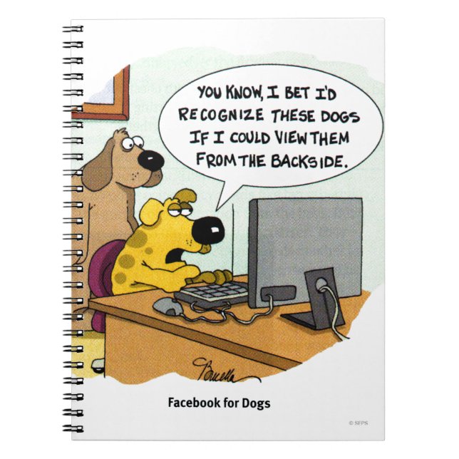 Carnet Facebook pour des chiens (Devant)