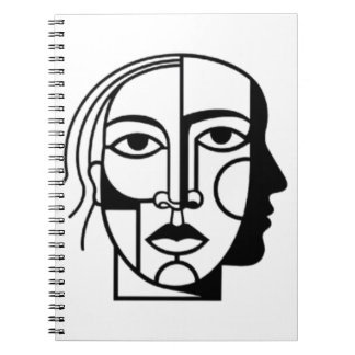 Carnet Faces of Thought A Geometric Dialogue  Minimalist 