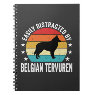 Carnet Facilement distrait par le chien Tervuren belge