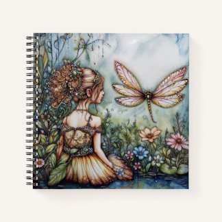 Carnet Fairy and Dragonfly HB Note/Sketch book