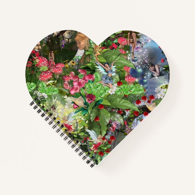 Carnet Fairy Kingdom forest dreamland imaginaires histoir (Devant)