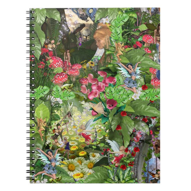 Carnet Fairy Kingdom forest dreamland imaginaires histoir (Devant)