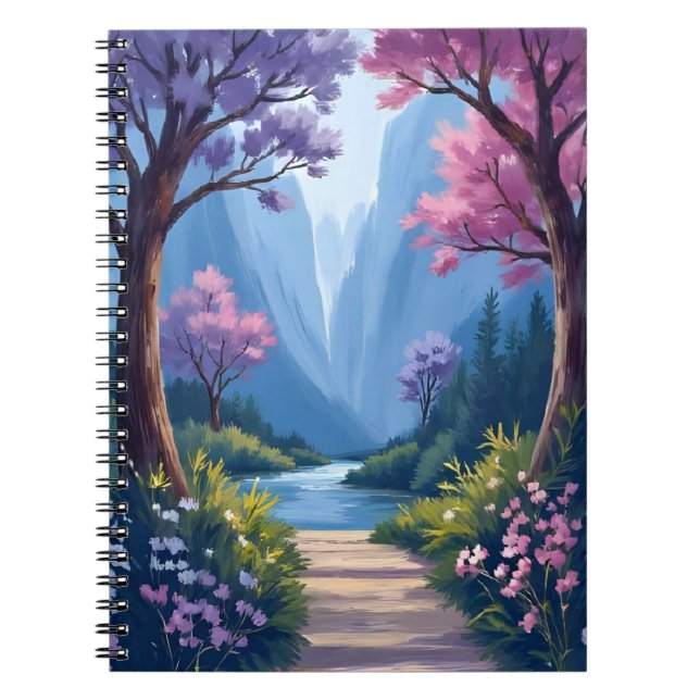 Carnet Fairytale Forest | Magical Floral Nature Landscape (Devant)