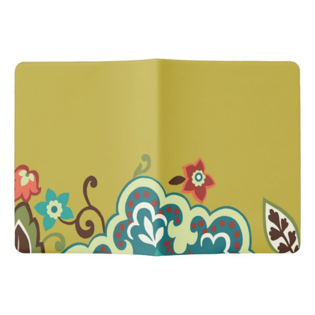 Carnet fait sur commande de fleurs jaunes - extra (Ouvert)