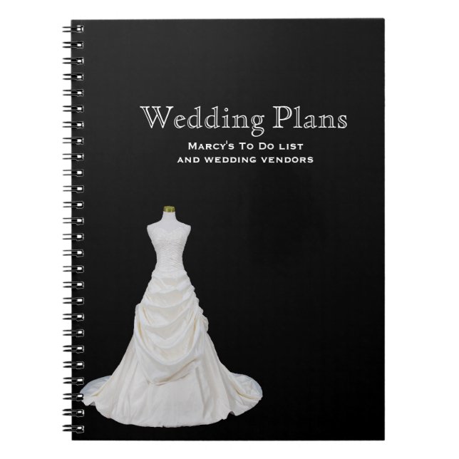 Carnet fait sur commande de wedding planner (Devant)