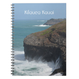 Carnet Falaise Océanique Kilauea Kauai Hawaï (ma photogra