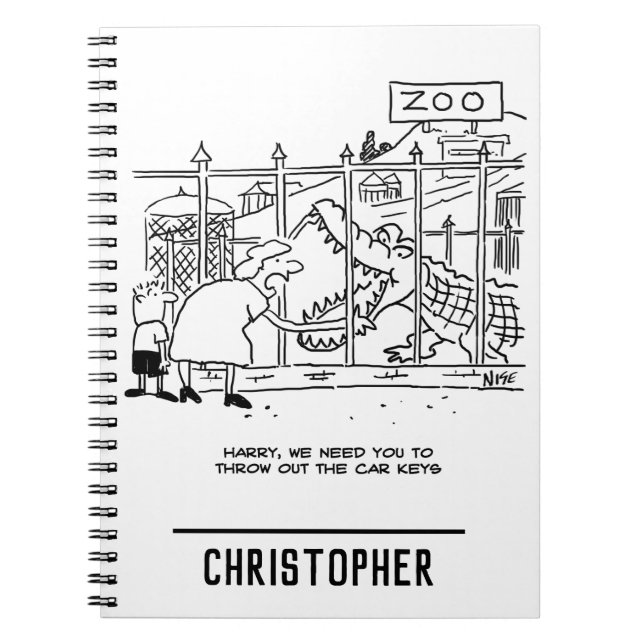 Carnet Famille au Zoo. Papa avalé par Alligator (Devant)