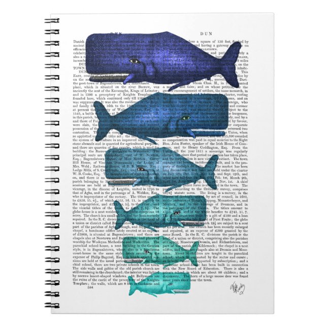 Carnet Famille Blue Whale (Devant)