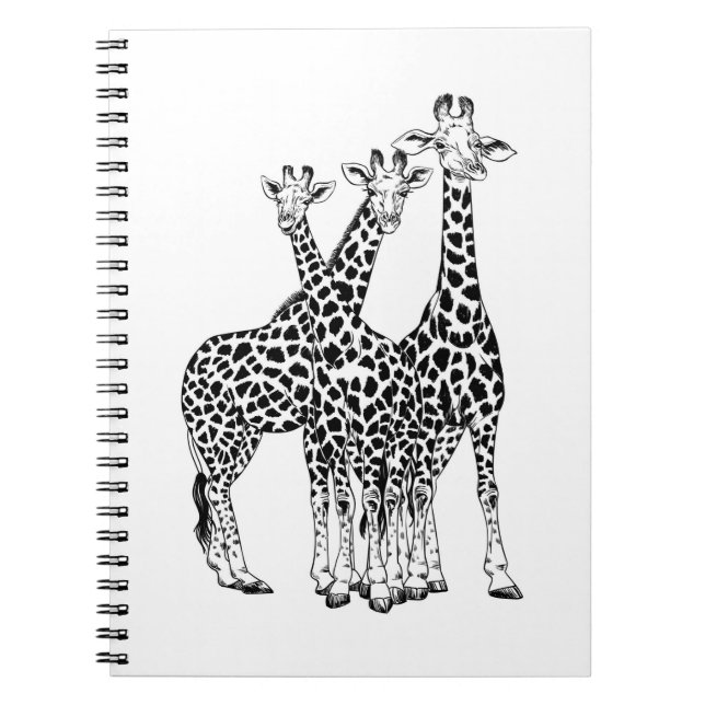 Carnet Famille Giraffe (Devant)