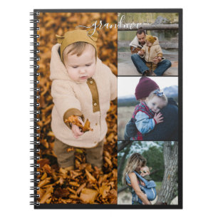 Carnet Famille Simple Collage Moderne Amour Grand-mère Ma