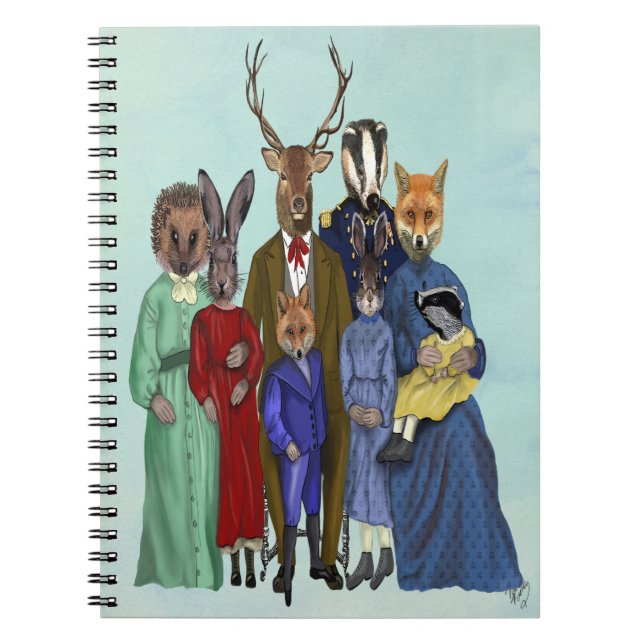 Carnet Famille Woodland (Devant)