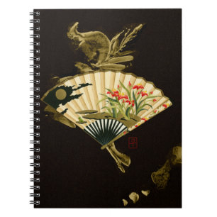 Carnet Fan orientale sertie par replis avec la conception