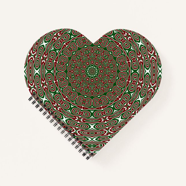 Carnet Fancy Ornate Maximaliste Super Noël Mandala (Devant)